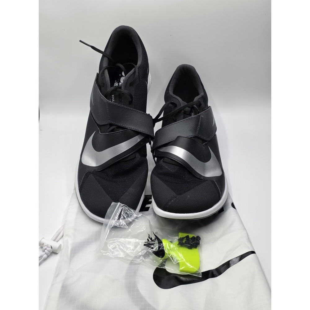 Nike Men's Sz‎ 10 Jump Track  & Field   DR2756-001 Black And White NEW